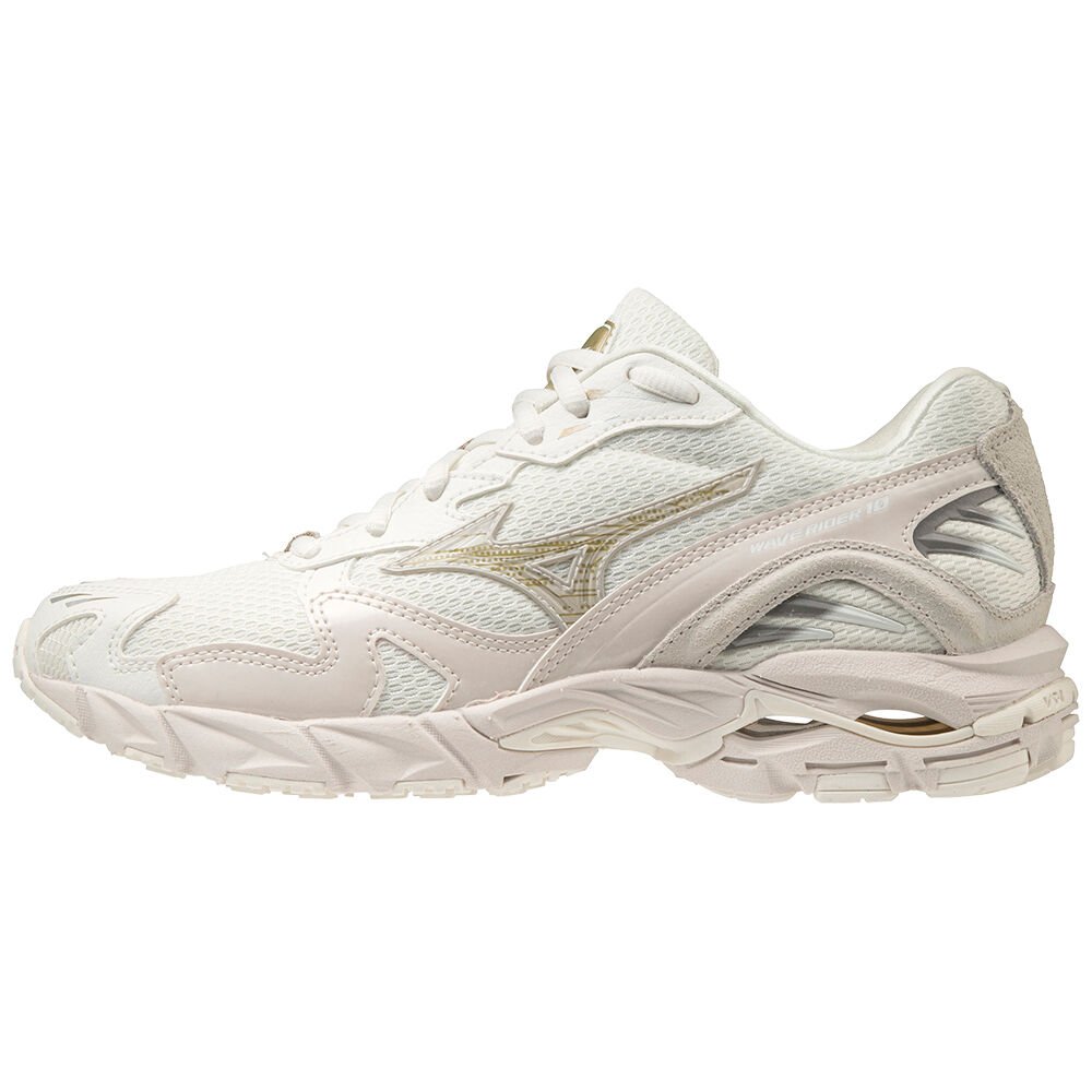 Mizuno Wave Rider 10 - Bayan Spor Ayakkabı - Beyaz Türkiye (DCSKUX-504)